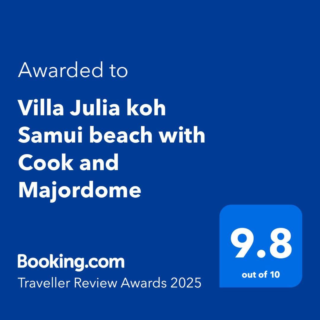 Villa Julia Koh Samui Beach With Cook And Majordome Ламаи-Бич Экстерьер фото